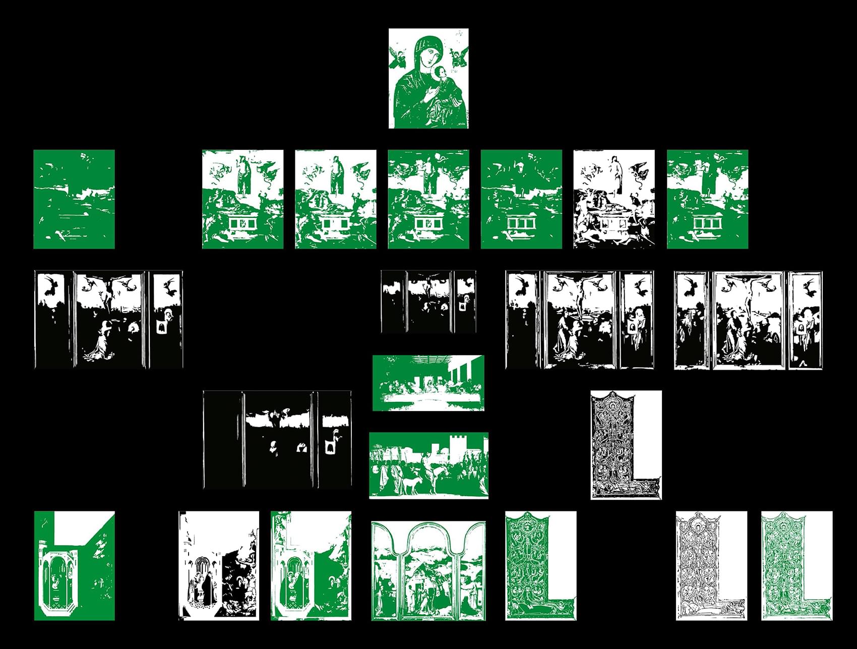 Illustrative figures used throughout the calendar