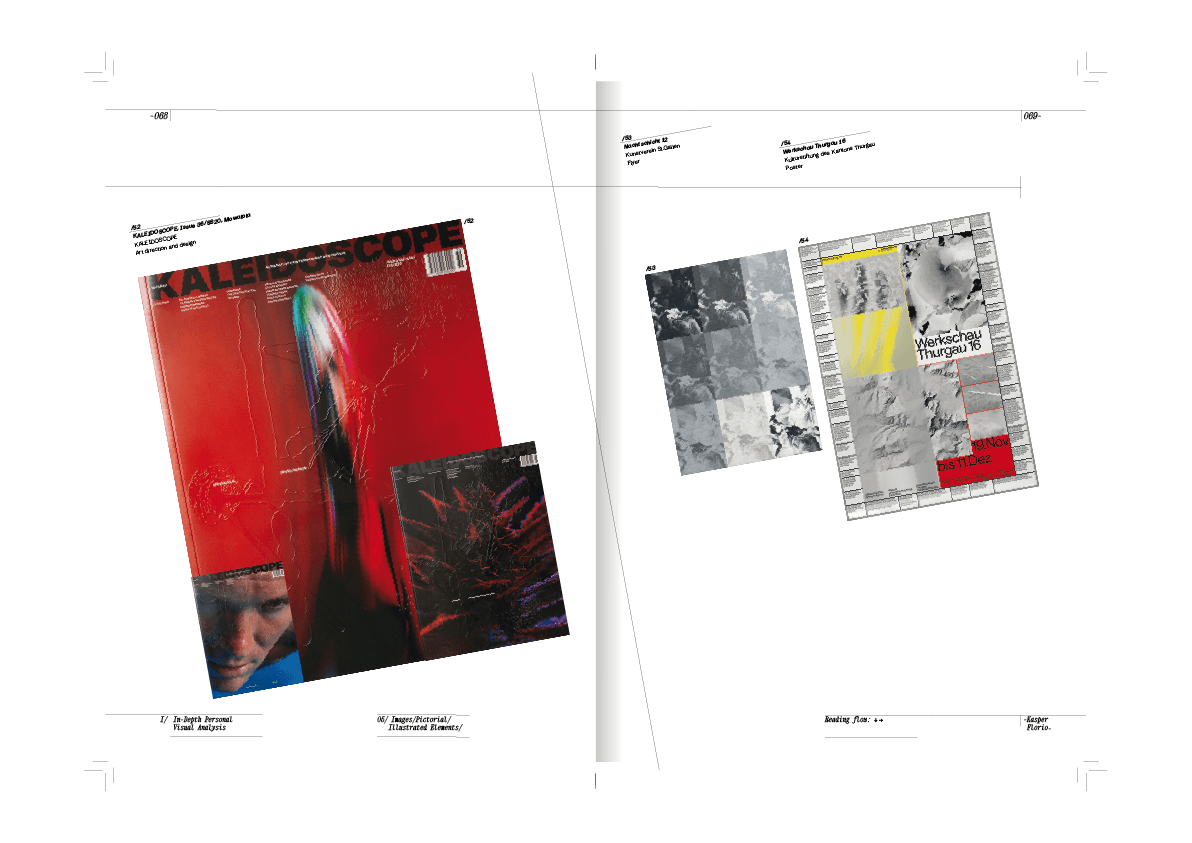 Slanted pages, one of the flashy details I wanted to add in